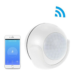 Wewoo Smart Home WiFi PIR Motion Sensor Mobile APP Security Infrared Alarme Blanc