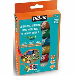 Avis Pebeo Kit découverte peinture acrylique - 6 couleurs - 6 x 20 ml