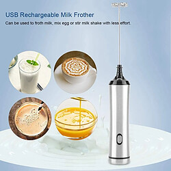 Avis Universal Mamie au lait, mousse électrique en acier inoxydable, fabricant de gâteaux rechargeables USB, café, latte, cappuccino