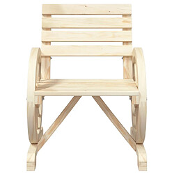 Acheter vidaXL Chaises de jardin lot de 4 Bois de sapin massif