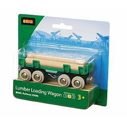 Brio 33696 Wagon Convoyeur de Bois