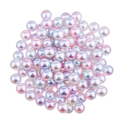 500Pcs 4mm Coloré Imitation Perle ABS Plastique Perles Lâches DIY Bijoux 1 #