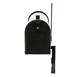 Helloshop26 Us mailbox boite aux lettres design américain noir montage au mur poste 16_0000334