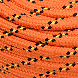 Avis vidaXL Corde de bateau Orange 18 mm 25 m Polypropylène