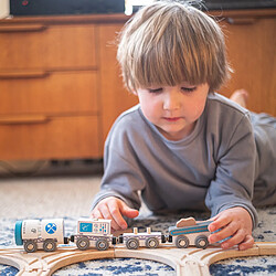 Bigjigs Rail Moteur et chariots de train de forage