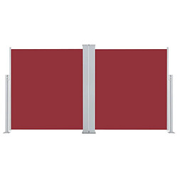 Maison Chic Auvent latéral rétractable de balcon | Store extérieur | Auvent solaire 170 x 600 cm Rouge -GKD24496