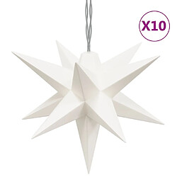 vidaXL Lumière de Noël 10 LED blanc 10 cm