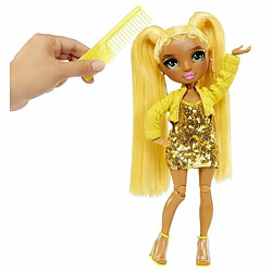 Acheter Rainbow High Tentpole PR Theme Doll- YELLOW - 1 robe de Gala et 1 tenue decontractée + accessoires et carnet de croquis