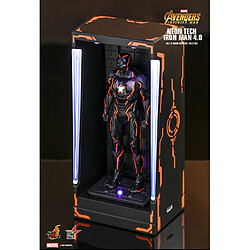 Hot Toys MMSC021 - Marvel Comics - Avengers: Infinity War - Neon Tech Iron Man 4.0 Hall Of Armor Miniature Collectible