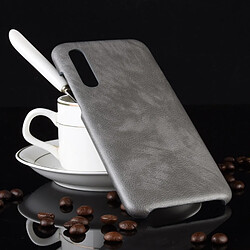 Wewoo Coque antichoc Litchi Texture PC + PU pour Xiaomi Mi 9 (Gris)