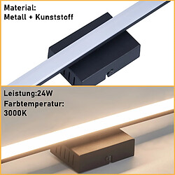 Acheter Autres Temps ZMH LED Wall Light Indoor 34CM Modern 3000K Black Ceiling Light Hallway