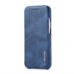 Wewoo Coque Pour iPhone 11Pro Max Hon Série Ancient Case Etui en cuir avec fentes cartes & support & portefeuille Bleu