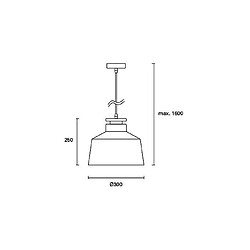 Leds C4 Suspension décorative NUBE 1 Ampoule