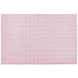 Acheter Beliani Couverture lestée 7 kg 120 x 180 cm rose NEREID