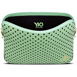 be.ez Housse de Protection pour MacBook Pro 12" La Robe Dots E Vert