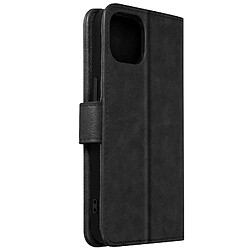 Avizar Housse Apple iPhone 13 Mini Clapet Portefeuille Fonction Support vidéo noir