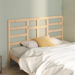 Avis Maison Chic Tête de lit scandinave,Meuble de chambre 166x4x104 cm Bois massif de pin -MN77859