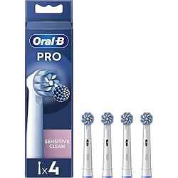 Brossettes - ORAL-B - Pro Sensitive Clean - Pour brosse a dents - 4 unités