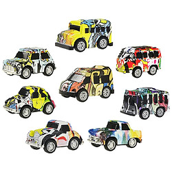 Universal 12 Style Mini Voiture Moulée Sous Pression Alliage Retraite Véhicule Modèle Jouet Ingénierie Camion Taxi Jouet Voiture Garçon Enfant Collection Cadeau | Voiture Moulée Sous Pression