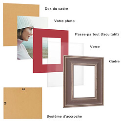 Avis brio Cadre photo sous-verre 10x15 cm