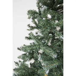 Sapin de noel artificiel vert pointes blanches - 1.50m - 4177 - CHRISTMAS DAY