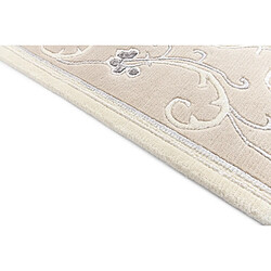 Vidal Tapis de laine 208x150 beige Darya pas cher