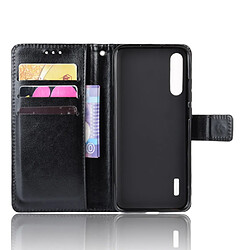 Acheter Wewoo Housse Coque en cuir à rabat horizontal Texture rétro Crazy Horse pour Xiaomi CC9e / A3avec porte-cartes et fentes cartes et cadre photo Noir