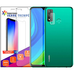 Verre trempé pour Huawei P smart 2020/ Psmart 2020 + Verre Trempé Camera Arrière Protecteur- Film de protection -Visiodirect-