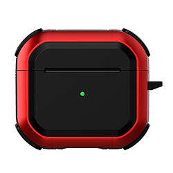 Coque en TPU antichoc avec mousqueton, rouge pour votre AirPods 3