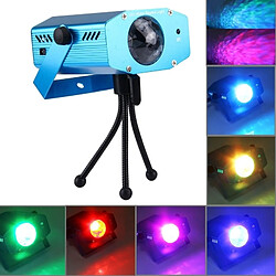 Wewoo Laser LED Mini projecteur de vague d'eau de 3W x 3 RVB avec à télécommande, prise des USA / EU