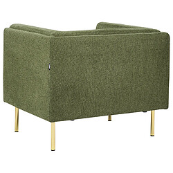 Acheter Beliani Fauteuil MOEN Tissu Vert