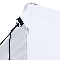 Acheter vidaXL Tente de réception pliable avec 4 parois 3x6 m Acier Blanc