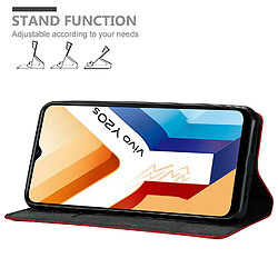 Cadorabo Coque Vivo Y20s Etui en Rouge