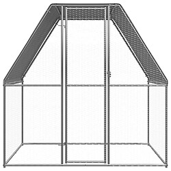 vidaXL Poulailler d'extérieur 2x2x2 m Acier galvanisé