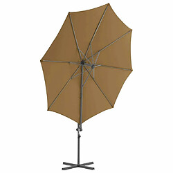 Acheter Maison Chic Parasol Jardin | Parasol avec base portable Taupe - GKD36107