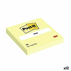 Notes Adhésives Post-it 654 Jaune 76 x 76 mm (12 Unités)