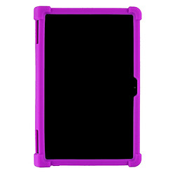 Coque en silicone flexible avec béquille pliable violet pour votre Lenovo Yoga Tab 11