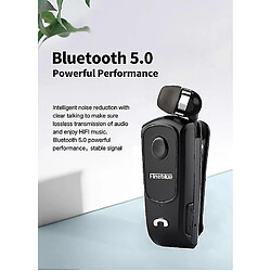 Universal Mini casque bluetooth portable rétractable sans fil rappel d'appel clip vibrant