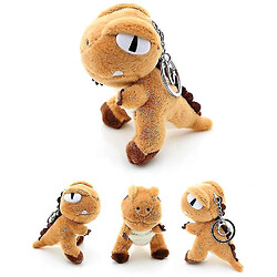 Universal Dinosaur Plux Doll Key Backpack Pender, Tyrannosaurus Toy, Doll Doll (Brown)