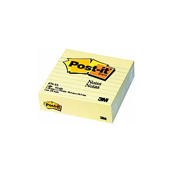 Post-it Bloc-note adhésif XL, 100 x 100 mm, jaune ()