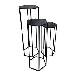 Acheter The Home Deco Factory Sellettes assorties en métal (Lot de 3) noir.