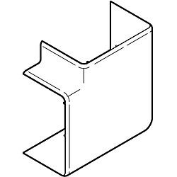 Obo Betterman Angle plat CLIDI 90X55mm - REHAU - 6132870