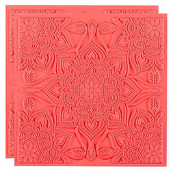 Graines Creatives 2 tapis de texture pour pâte polymère - Boho chic