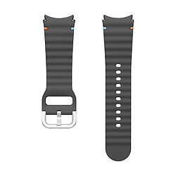 Samsung Bracelet pour Samsung Galaxy Watch 20mm Édition Sport en Silicone Gris foncé