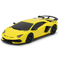 JAMARA Voiture télécommandée Lamborghini Aventador SVJ 1:24 Jaune