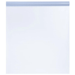 vidaXL Film de fenêtre statique dépoli gris transparent 60x1000 cm PVC