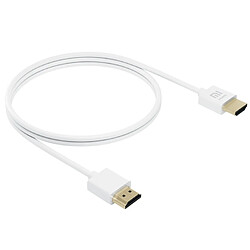 Wewoo Cable HDMI Xiaomi 4K HD HDMI Câble de données TV vidéo avec fiche plaquée or 24K, support 3D, longueur: 3 m