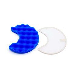 vhbw Lot de micro filtres en mousse pour aspirateur Samsung Navibot VCC8580, VCC8580H3S/XEG comme DJ97-00849B.