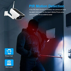 Acheter Totalcadeau Camera de surveillance Solaire Carte SIM 3G et 4G waterproof IR