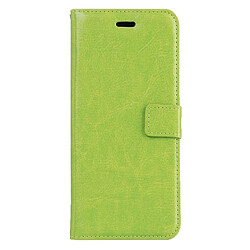 Wewoo Housse Étui vert pour Samsung Galaxy J7 2017 Version US Crazy Horse Texture horizontale Flip en cuir avec titulaire et fentes cartes porte-monnaie cadre photo